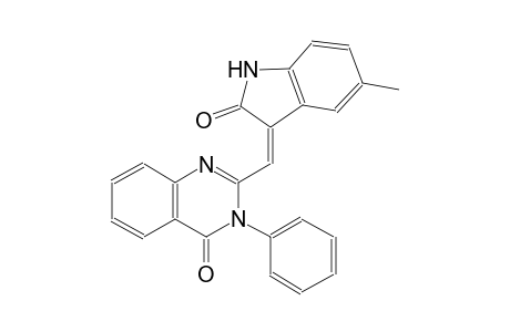 4(3H)-quinazolinone, 2-[(Z)-(1,2-dihydro-5-methyl-2-oxo-3H-indol-3-ylidene)methyl]-3-phenyl-
