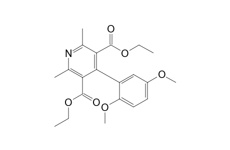 4-(2,5-dimethoxyphenyl)-2,6-dimethyl-pyridine-3,5-dicarboxylic acid diethyl ester