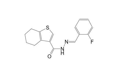 N'-[(E)-(2-fluorophenyl)methylidene]-4,5,6,7-tetrahydro-1-benzothiophene-3-carbohydrazide