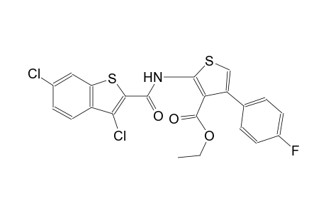 ethyl 2-{[(3,6-dichloro-1-benzothien-2-yl)carbonyl]amino}-4-(4-fluorophenyl)-3-thiophenecarboxylate
