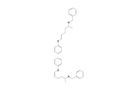 N-BENZYL-6-(PHENYLTHIO)-HEX-5-EN-2-AMINE;(E/Z)-MIXTURE