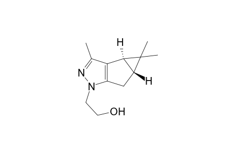 (3bR,4aR)-2-(3,4,4-Trimethyl-3b,4,4a,5-tetrahydro-cycloprop[3,4]cyclopenta[1,2-c]pyrazol-1-yl)ethanol