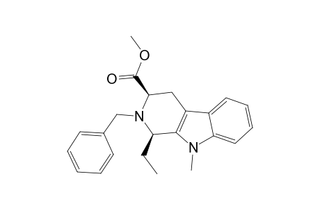 CIS-2-BENZYL-1-ETHYL-3-(METHOXYCARBONYL)-9-METHYL-1,2,3,4-TETRAHYDRO-9H-PYRIDO-[3.4-B]-INDOLE