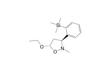 (3R*,5R*)-2-Ethoxy-2-methyl-3-(2-trimethylsilylphenyl)isoxazolidine