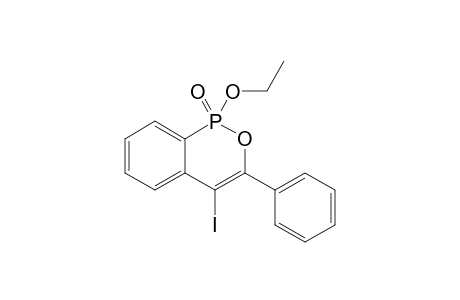 1-ETHOXY-3-PHENYL-4-IODOBENZO-[C]-[1,2]-OXAPHOSPHININE-1-OXIDE