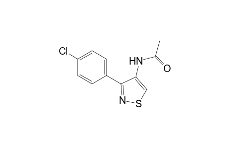 N-[3-(4-chlorophenyl)-1,2-thiazol-4-yl]acetamide