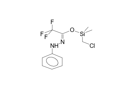 1-DIMETHYL(CHLOROMETHYL)SILOXY-2,2,2-TRIFLUOROETHANONE, PHENYLHYDRAZONE