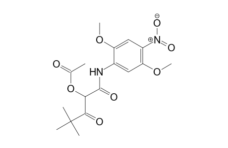 Pentanamide, 2-(acetyloxy)-N-(2,5-dimethoxy-4-nitrophenyl)-4,4-dimethyl-3-oxo-