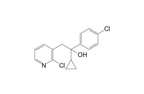 1-(4-Chlorophenyl)-2-(2-chloropyridin-3-yl)-1-cyclopropylethan-1-ol