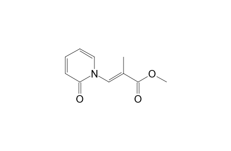 2-Propenoic acid, 2-methyl-3-(2-oxo-1(2H)-pyridinyl)-, methyl ester, (E)-