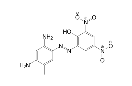 Phenol, 2-[(2,4-diamino-5-methylphenyl)azo]-4,6-dinitro-