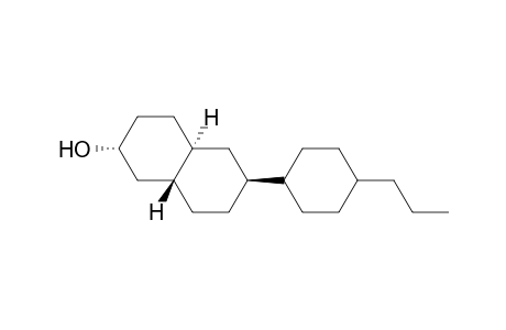 2-Naphthalenol, decahydro-6-(4-propylcyclohexyl)-, [2.alpha.,4a.alpha.,6.beta.(trans),8a.beta.]-(.+-.)-