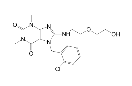 1H-purine-2,6-dione, 7-[(2-chlorophenyl)methyl]-3,7-dihydro-8-[[2-(2-hydroxyethoxy)ethyl]amino]-1,3-dimethyl-