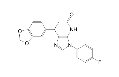 5H-imidazo[4,5-b]pyridin-5-one, 7-(1,3-benzodioxol-5-yl)-3-(4-fluorophenyl)-3,4,6,7-tetrahydro-
