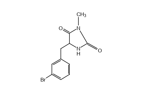 5-(m-bromobenzyl)-3-methylhydantoin