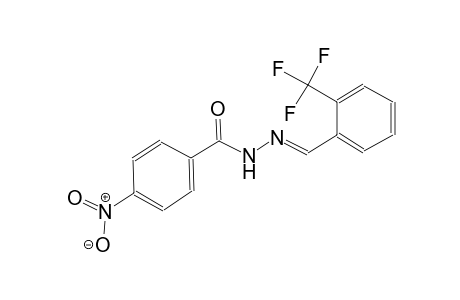 4-nitro-N'-{(E)-[2-(trifluoromethyl)phenyl]methylidene}benzohydrazide
