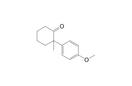 2-(4-Methoxyphenyl)-2-methyl-1-cyclohexanone