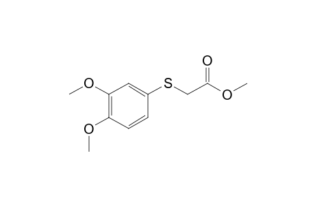 Methyl 2-(3,4-dimethoxyphenylthio)acetate