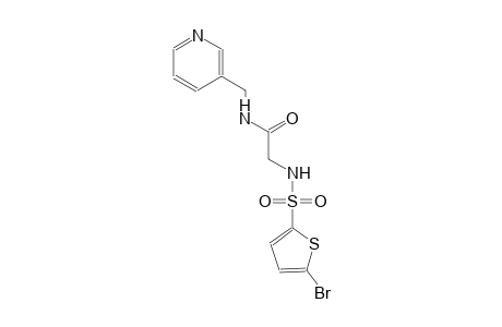 2-{[(5-bromo-2-thienyl)sulfonyl]amino}-N-(3-pyridinylmethyl)acetamide
