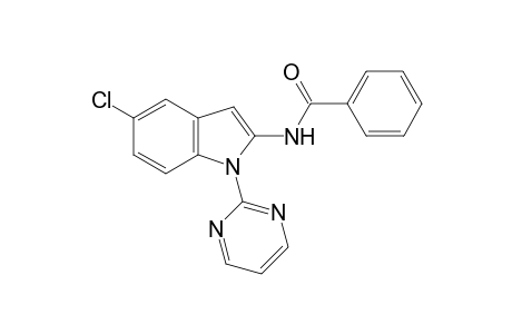 N-[5-Chloro-1-(pyrimidin-2-yl)-1H-indol-2-yl]benzamide