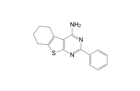 5,6,7,8-Tetrahydro-2-phenyl[1]benzothieno[2,3-d]pyrimidin-4-amine