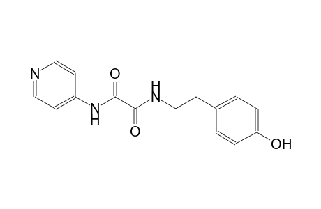 ethanediamide, N~1~-[2-(4-hydroxyphenyl)ethyl]-N~2~-(4-pyridinyl)-