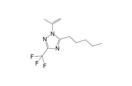 1-(1-Methylethenyl)-3-(trifluoromethyl)-5-pentyl-1,2,4-triazole