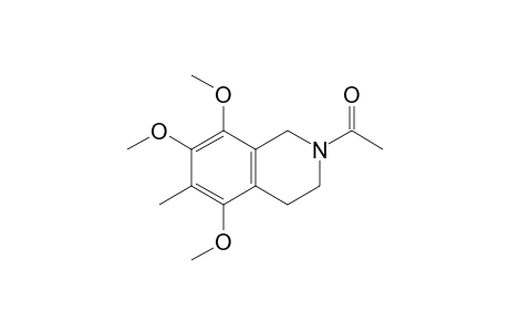 2-Acetyl-6-methyl-5,7,8-trimethoxy-1,2,3,4-tetrahydroisoquinoline