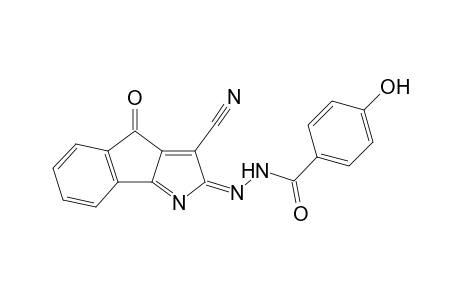 N'-(3-Cyano-4-oxoindeno[1,2-b]pyrrol-2(4H)-ylidene)-4-hydroxybenzohydrazide