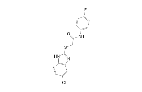2-[(6-chloro-3H-imidazo[4,5-b]pyridin-2-yl)sulfanyl]-N-(4-fluorophenyl)acetamide