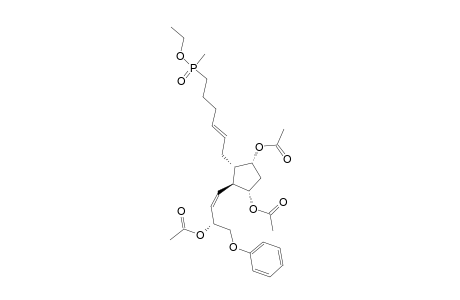 2-DECARBOXY-2-(O-ETHYL-P-METHYLPHOSPHINICO)-16-PHENOXYTETRANOR-PROSTAGLANDIN-F(2-ALPHA)-TRIACETATE
