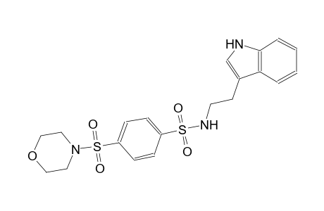 N-[2-(1H-indol-3-yl)ethyl]-4-(4-morpholinylsulfonyl)benzenesulfonamide