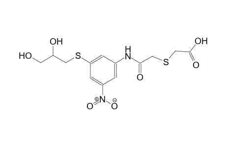 [(2-{3-[(2,3-dihydroxypropyl)sulfanyl]-5-nitroanilino}-2-oxoethyl)sulfanyl]acetic acid