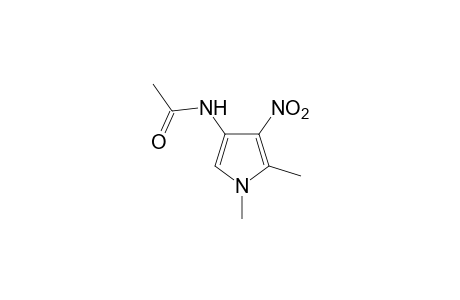 N-(1,5-dimethyl-4-nitropyrrol-3-yl)acetamide