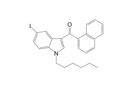 5-Iodo-1-hexyl-3-(1-naphthoyl)-1H-indole