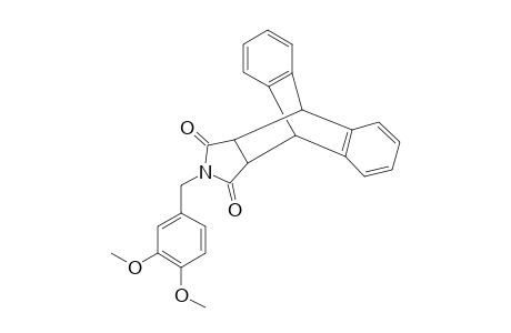 Dibenzo[5,6:7,8]bicyclo[2.2.2]octadiene-2,3-dicarboximide, N-(3,4-dimethoxybenzyl)-