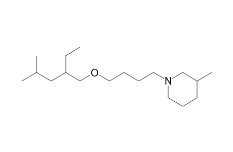 Piperidine, 1-[4-[(2-ethyl-4-methylpentyl)oxy]butyl]-3-methyl-