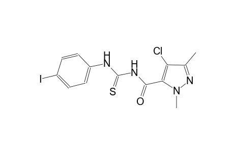 N-[(4-chloro-1,3-dimethyl-1H-pyrazol-5-yl)carbonyl]-N'-(4-iodophenyl)thiourea
