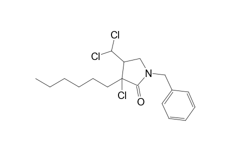 1-Benzyl-3-chloro-4-(dichloromethyl)-3-hexyl-2-pyrrolidone