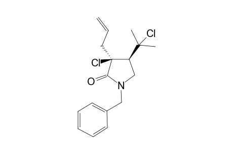N-Benzyl-3-chloro-3-allyl-4-[(chloromethyl)ethyl]pyrrolidin-2-one