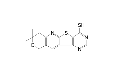 8H-pyrano[3'',4'':5',6']pyrido[3',2':4,5]thieno[3,2-d]pyrimidine-4-thiol, 7,10-dihydro-8,8-dimethyl-