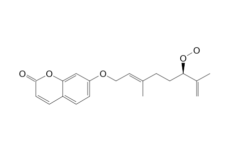 (E)-7-(6-HYDROPEROXY-3,7-DIMETHYLOCTA-2,7-DIENYLOXY)-COUMARIN