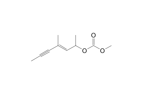 (E)-methyl (4-methylhept-3-en-5-yn-2-yl) carbonate