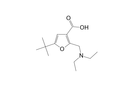 5-tert-Butyl-2-diethylaminomethyl-furan-3-carboxylic acid