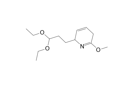 2-(3,3-Diethoxypropyl)-6-methoxy-2,5-dihydropyridine