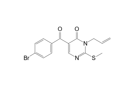3-Allyl-5-(4-bromobenzoyl)-2-(methylthio)pyrimidin-4(3H)-one
