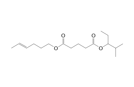 Glutaric acid, hex-4-en-1-yl 2-methylpent-3-yl ester