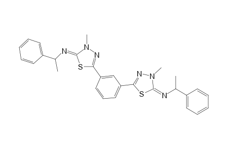 2,2'-m-Phenylenebis(4,5-dihydro-5-(.alpha.-methylbenzylimino)-4-methyl-1,3,4-thiadiazole)