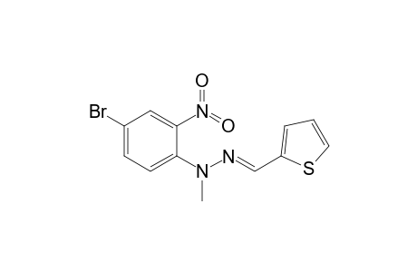 Thiophene-2-carboxaldehyde 4-bromo-2-nitrophenyl-N-methylhydrazone