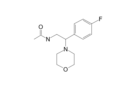 2-(4-Fluorophenyl)-2-(4-morpholinyl)ethanamine, N-acetyl-